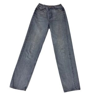American Eagle Jeans, 00 Women's size, Mom Jeans, Light Wash, Distressed J 14